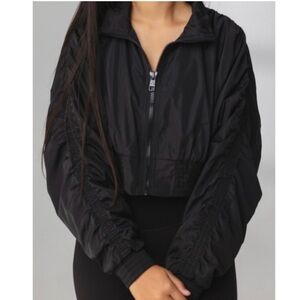 Vitality Balance Athletica Black Bomber Ethos Jacket Cropped